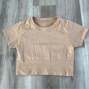 Aerie Cropped Workout Tee (L)
